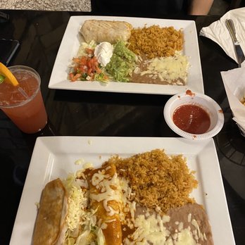 Los Tres Amigos - Back: Chimichanga dinner, front: chalupa, enchilada - Mexican Near Me - Livonia, Michigan Los Tres Amigos - Back: Chimichanga dinner, front: chalupa, enchilada - Mexican Near Me - Livonia, Michigan