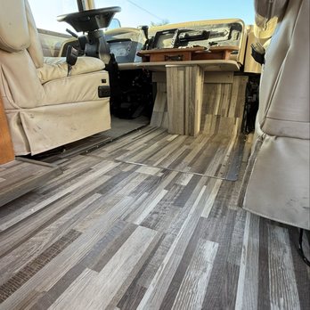 Frank Sanchez Electronics - Fresh RV floor install with a clean new look. - RV Repair Near Me Frank Sanchez Electronics - Fresh RV floor install with a clean new look. - RV Repair Near Me