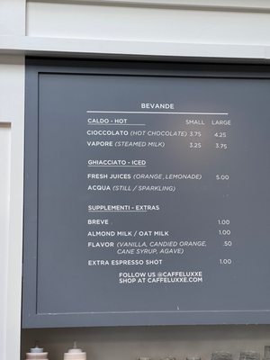 Menu photo 8 Caffe Luxxe Santa Monica, CA