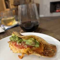 Honestly, one of the best tacos in town. Crispy chicken w guac.