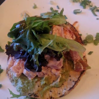 Toscafino - Tuna Tostada - Italian Near Me - Brownsville, Texas Toscafino - Tuna Tostada - Italian Near Me - Brownsville, Texas