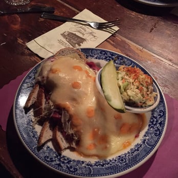 Dobbin House Tavern - Open face Reuben. The cheese is the stuff of legends. - Bars Near Me - Gettysburg, Pennsylvania