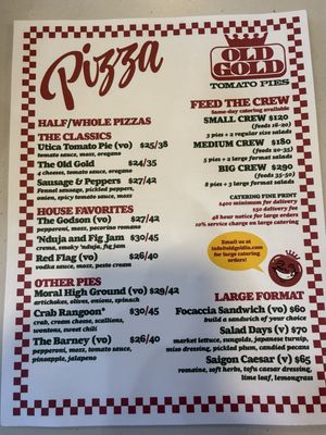 Menu photo 1 Old Gold Tomato Pies Los Angeles, CA Menu photo 1 Old Gold Tomato Pies Los Angeles, CA