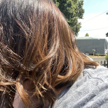 Urban Spa Salon - I'm terrible at selfie hair photos  but again the pictures don't show how awesome the color came out - Day Spas Near Me - Vancouver, Washington
