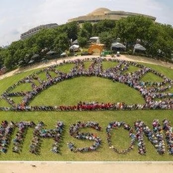 Smithsonian Associates - Smithsonian staff lined up to spell out Smithsonian with a half-sunburst pattern! - Museums Near Me - Washington, DC, District of Columbia Smithsonian Associates - Smithsonian staff lined up to spell out Smithsonian with a half-sunburst pattern! - Museums Near Me - Washington, DC, District of Columbia