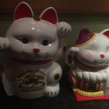 Robata Grill & Sushi - Good luck cats at the front - Japanese Near Me - Mill Valley, California