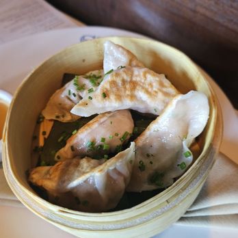 SAVR - Lobster-Scallop Potstickers - American Near Me - Boston, Massachusetts SAVR - Lobster-Scallop Potstickers - American Near Me - Boston, Massachusetts