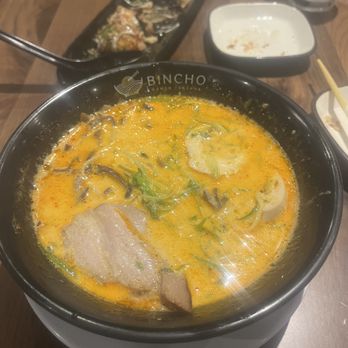 Bincho - The spicy Tonkotsu Tamago - Ramen Near Me - Los Angeles, California
