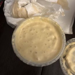 Bad-- Actively fermenting ginger dressing Bad-- Actively fermenting ginger dressing