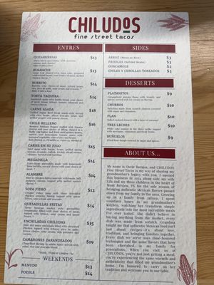 Menu photo 2 Chiludos Mont Belvieu, TX
