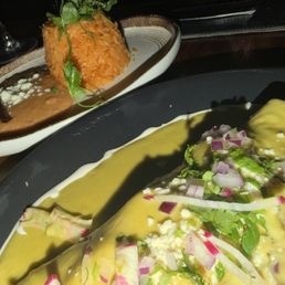 Jalapeño shrimp enchiladas