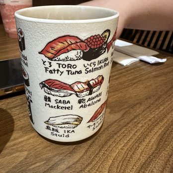 Kiraku Sushi - Tea cup - Seafood Near Me - Richmond, British Columbia