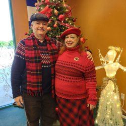 Aerotek - Ed Jennings and my wife Sandy at Christmas time celebrating at church and praying for a great job!