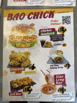 Menu photo 1 Bao Chick Irvine, CA