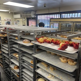 Camacho's Bakery - Sunday morning - there is a line in it the door 8 people deep. The conches are still WARM! So hot and fresh! Delicious! - Bakeries Near Me - Ontario, California