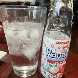Jo Ji's Sushi & Teppan Grill - Lychee ramune drink delicious!