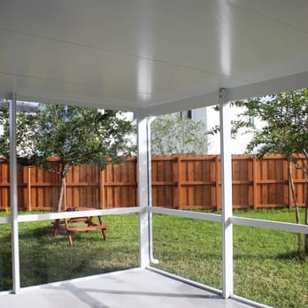 Alumicenter - 13x17' 3" Insulated roof with screen - Patio Coverings Near Me - Pembroke Pines, Florida