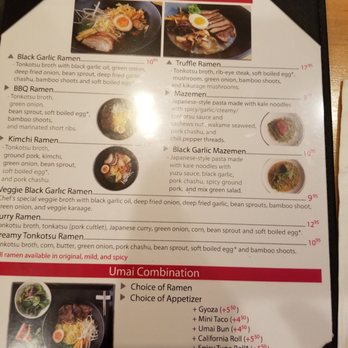 Umai Ramen - Menu - Ramen Near Me - Henderson, Nevada Umai Ramen - Menu - Ramen Near Me - Henderson, Nevada