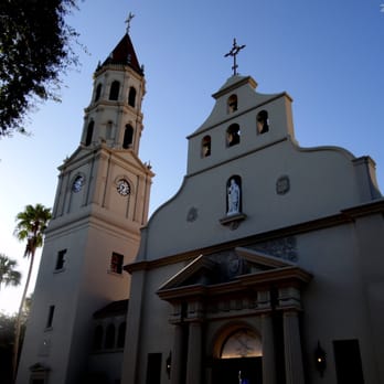 Cathedral Basilica - Cathedral Basilica at dusk. - Churches Near Me - St. Augustine, Florida Cathedral Basilica - Cathedral Basilica at dusk. - Churches Near Me - St. Augustine, Florida