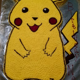 Pull apart cake in Pikachu design Pull apart cake in Pikachu design