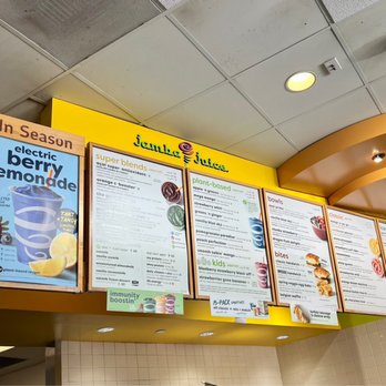 Jamba - menus on the wall of a restaurant - Juice Bars & Smoothies Near Me - El Cajon, California Jamba - menus on the wall of a restaurant - Juice Bars & Smoothies Near Me - El Cajon, California
