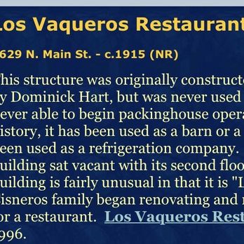 Los Vaqueros Restaurant - History of the building - Mexican Near Me - Fort Worth, Texas Los Vaqueros Restaurant - History of the building - Mexican Near Me - Fort Worth, Texas