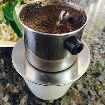 PHO 43 - Vietnamese iced coffee! It comes with its own espresso, fresh, strong and amazing! - Vietnamese Near Me - Phoenix, Arizona