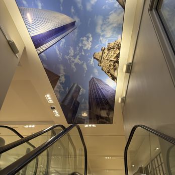Abt - Decor above the escalator and on the way to the furniture department. - Electronics Near Me - Glenview, Illinois