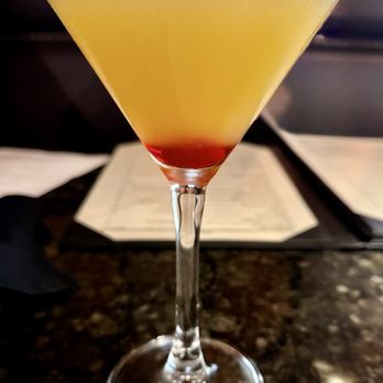 Amber Lantern Restaurant - Pineapple upside down martini - Seafood Near Me - Chesapeake, Virginia
