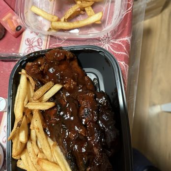 Applebee's Grill + Bar - Ribs and fries mixed together. Gross! - American Near Me - North Dartmouth, Massachusetts Applebee's Grill + Bar - Ribs and fries mixed together. Gross! - American Near Me - North Dartmouth, Massachusetts