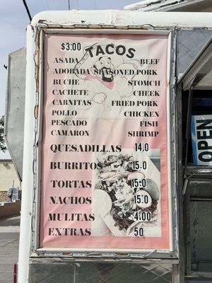 Menu photo 1 Tacos Los Hermanos Lone Pine, CA