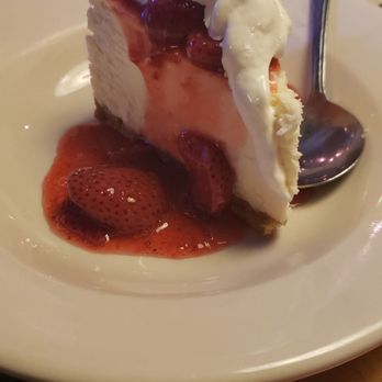 Texas Roadhouse - Cheesecake with strawberry sauce - Steakhouses Near Me - Spokane, Washington Texas Roadhouse - Cheesecake with strawberry sauce - Steakhouses Near Me - Spokane, Washington