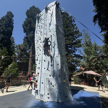 SkyPark at Santa's Village - Rock wall - Amusement Parks Near Me - Skyforest, California