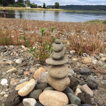Belfair State Park - I built a cairn. Don't build rock walls in the creek though, it confuses the salmon, or says the signs. - Parks Near Me - Belfair, Washington
