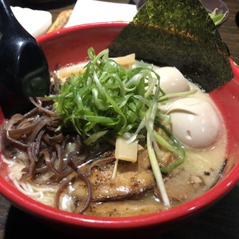 Ramen Bar Ichi - Tonkatsu ramen with extra egg - Ramen Near Me - Houston, Texas Ramen Bar Ichi - Tonkatsu ramen with extra egg - Ramen Near Me - Houston, Texas