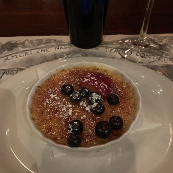 Acqua Al 2 - Vanilla creme brûlée - April special - Italian Near Me - Washington, DC, District of Columbia