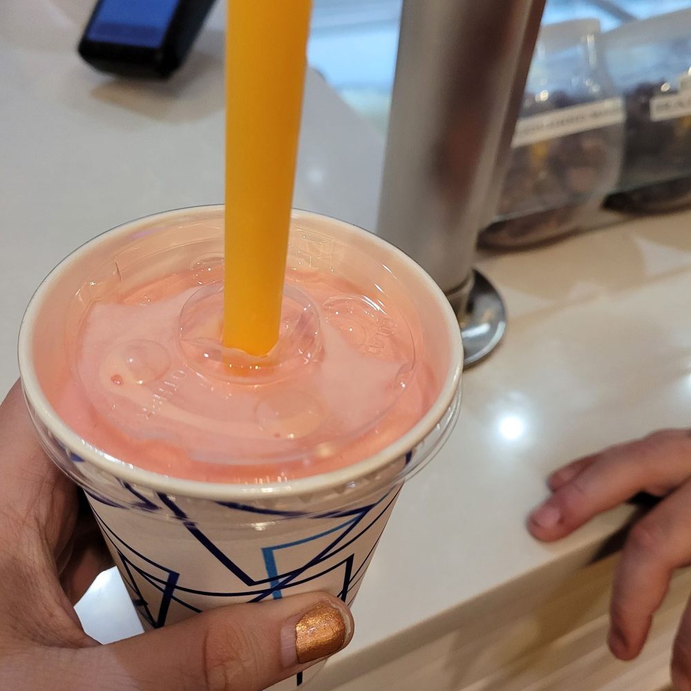Watermelon  ice with vanilla ice cream