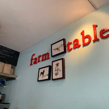 Farm : Table - Interior sign - Coffee & Tea Near Me - San Francisco, California