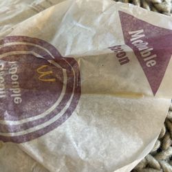 McDonald's - Greasy mess (double cheeseburger)