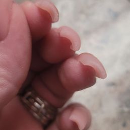 New Image Nails - Look how thick and square - Nail Salons Near Me - Middletown, Delaware