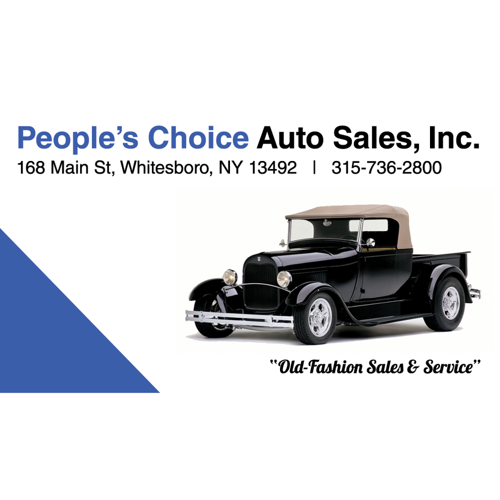 PEOPLE’S CHOICE AUTO SALES 195 Whitesboro St, Yorkville, New York