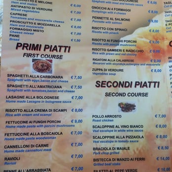 Pizzeria Andrea - Menu - Pizza Near Me - Rome, RM