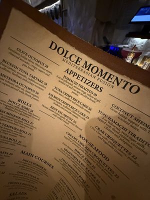 Menu photo 1 Dolce Momento New York, NY Menu photo 1 Dolce Momento New York, NY