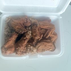 China Inn - Fried Chicken Wings and Plain Fried Rice