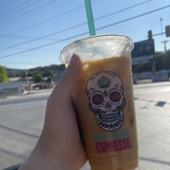 Wicked Voodoo Espresso - Caramel and sugar free iced latte! - Coffee & Tea Near Me - Canyon Lake, Texas Wicked Voodoo Espresso - Caramel and sugar free iced latte! - Coffee & Tea Near Me - Canyon Lake, Texas