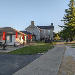 The Clubhouse at Canewood - Rear view of the old pro shop, the pavilion, The Clubhouse at Canewood, and the new Pro Shop (l-r).