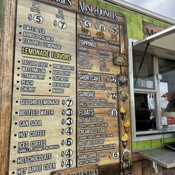 The Mini Donut Shack - Menu 4/2024