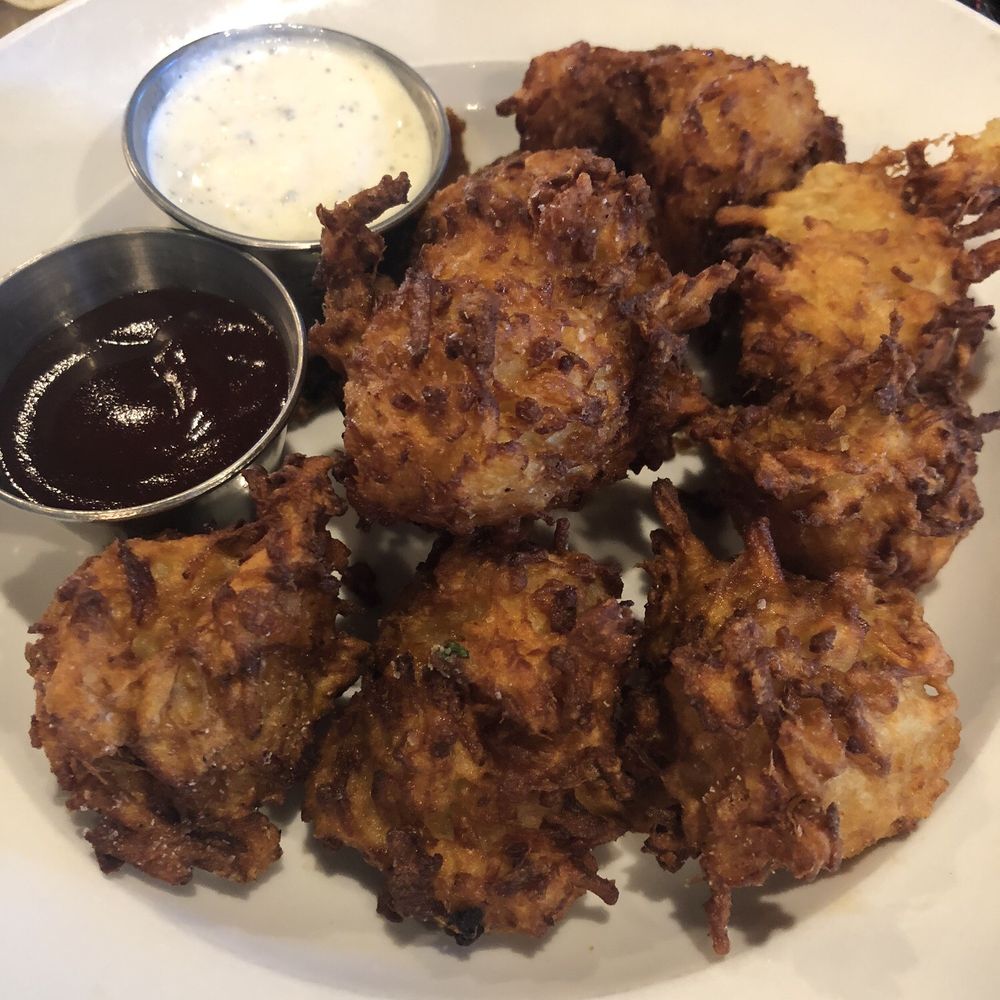 Burntwood Tavern - Supposed to be Tater Tots (like a chonch fritter) - Bars Near Me - Canton, Ohio