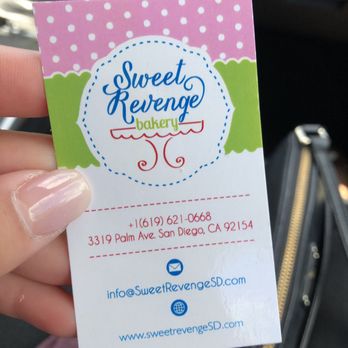 Sweet Revenge Bakery - Business card - Cupcakes Near Me - San Diego, California Sweet Revenge Bakery - Business card - Cupcakes Near Me - San Diego, California
