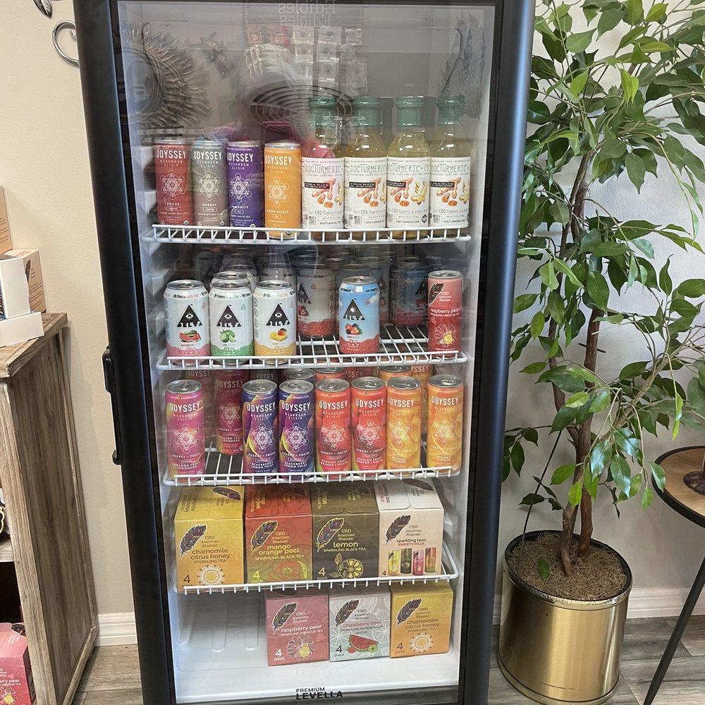 CBD American Shaman - The fridge FULL of drinks! - Vitamins & Supplements Near Me - St Pete Beach, Florida